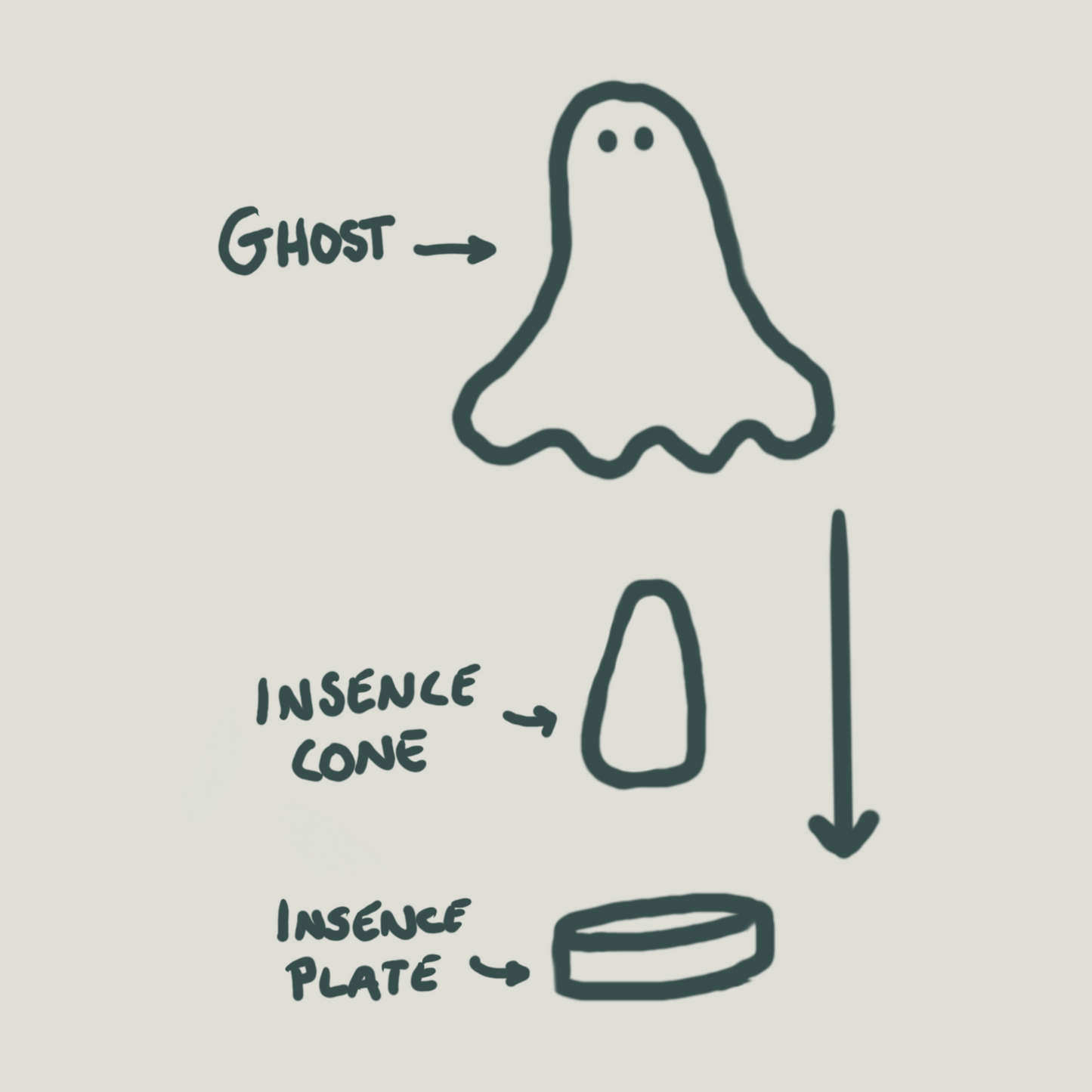 Cowboy Ghost Black & White