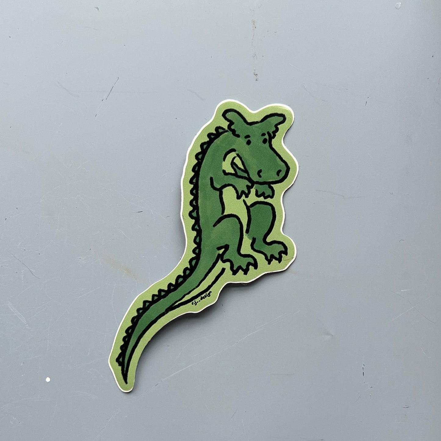 Green Dragon Sticker