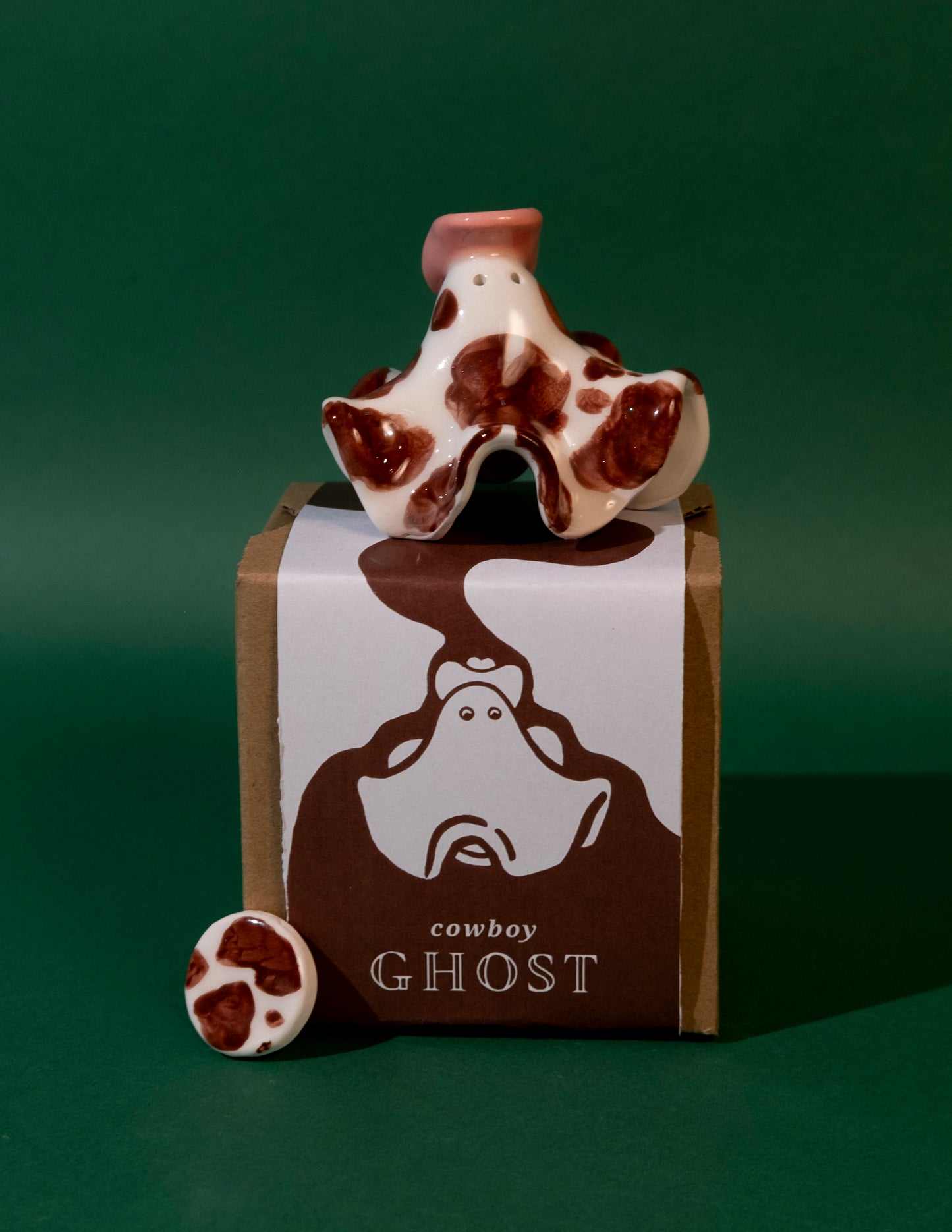 Cowboy Ghost Brown and White