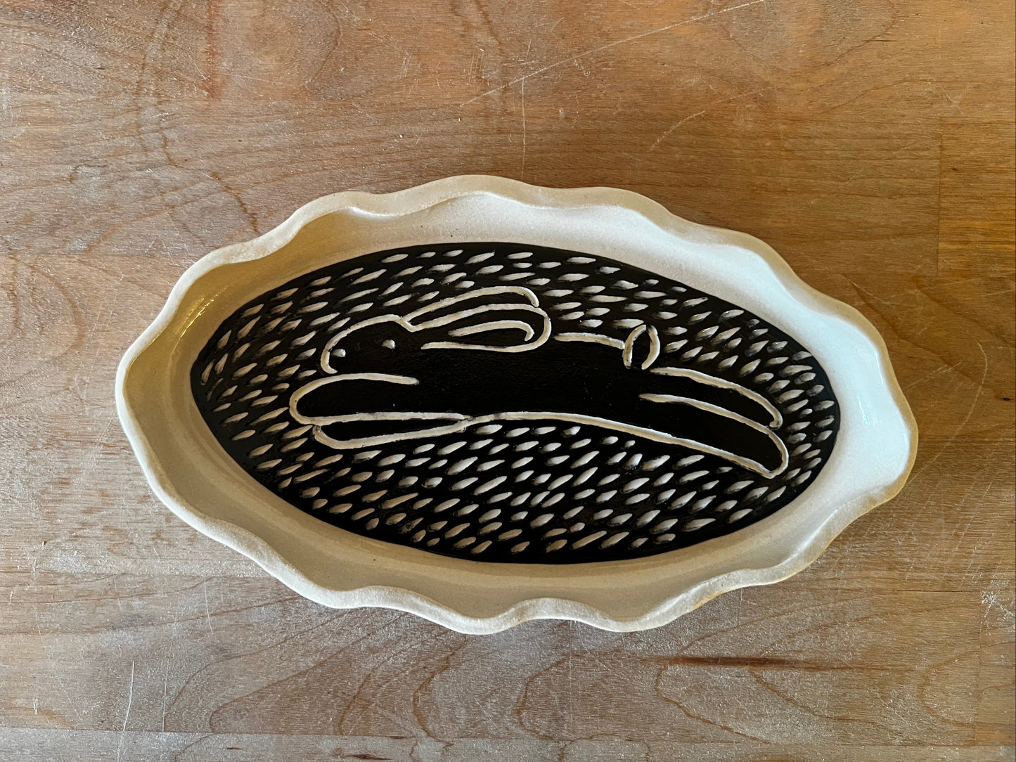 Jumping Hare Plate