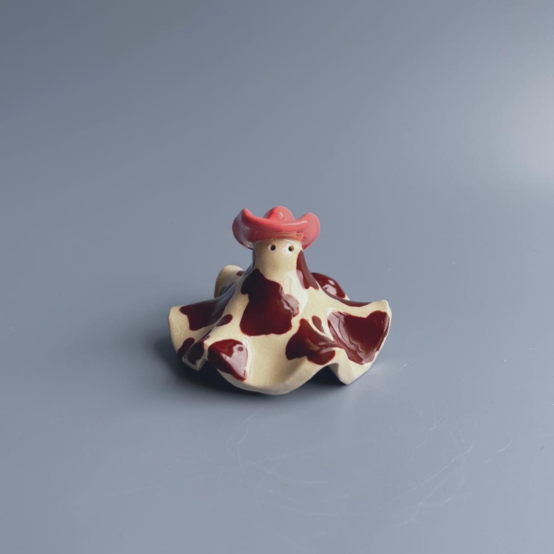 Cowboy Ghost Brown and White