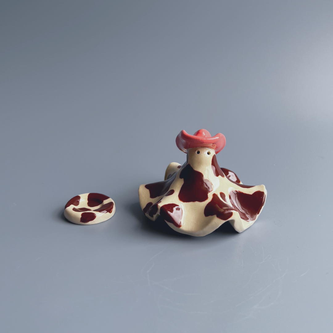 Cowboy Ghost Brown and White